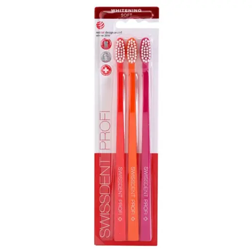 Whitening Toothbrush Swissdent Soft 2 + 1 FREE