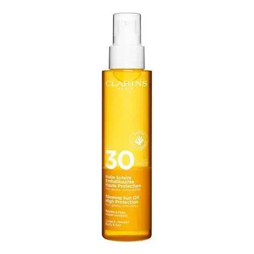 Clarins Glowing Sun Oil High Protection Body and Hair 150ml