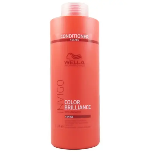 Wella Professionals Invigo Color Brilliance Conditioner 1000ml - for Coarse Hair