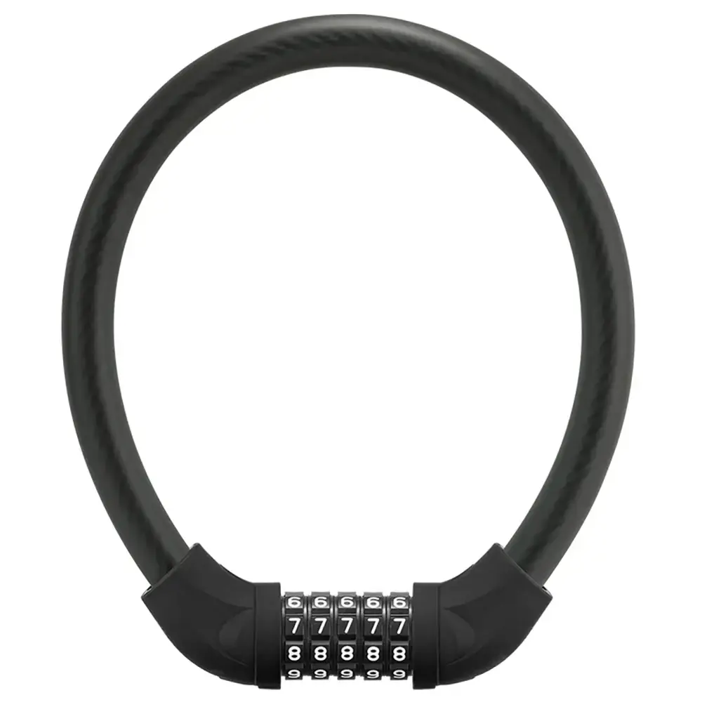 Zapięcie rowerowe Rockbros RKS570-RD – linka stalowa, szyfr
