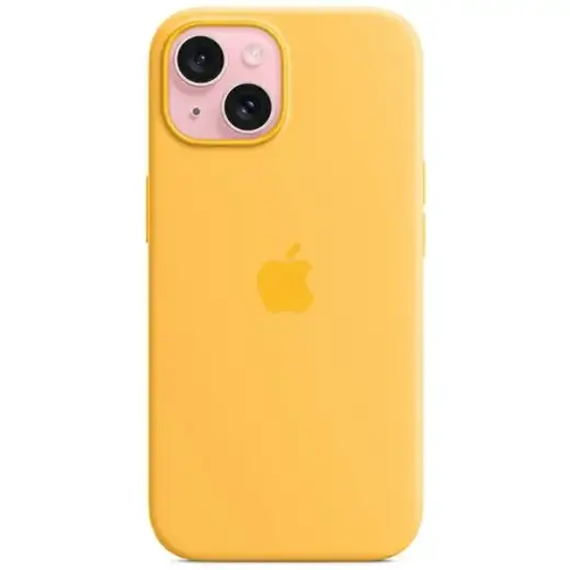 Etui Apple MWNA3ZM|A iPhone 15 | 14 | 13 6.1" MagSafe promienny żółty|sunshine Silicone Case
