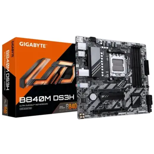 Motherboard B840M DS3H AM5 4DDR5 HDMI|2DP mATX 