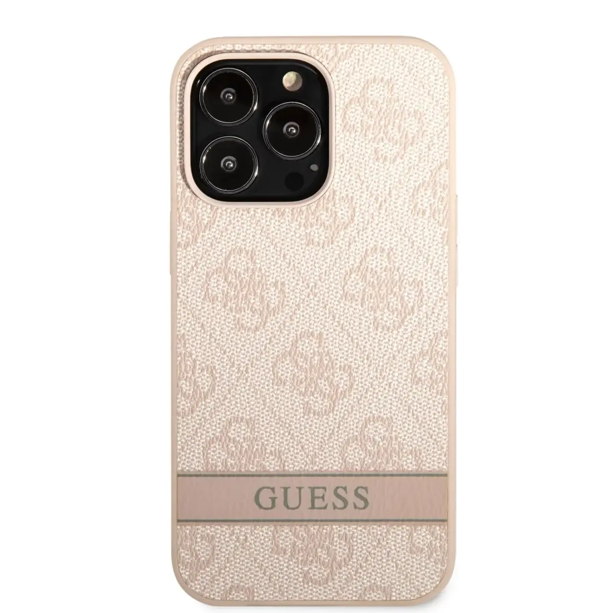 Guess PU 4G Stripe Case for iPhone 13 Pro Pink