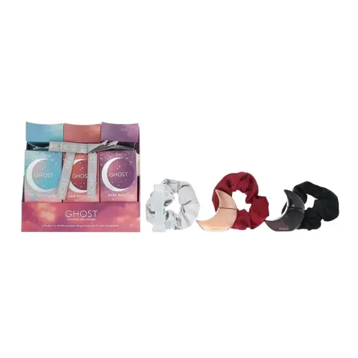 Set Ghost: Moon - Orb Of Night, Eau De Parfum, For Women, 10 ml + Moon - Deep Night, Eau De Toilette, For Women, 10 ml + Ghost, Eau De Toilette, For Women, 5 ml