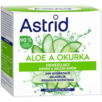 Astrid Aloe a okurka - Osvěžující denní a noční krém 50ml