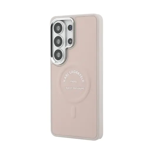 Karl Lagerfeld PU RSG Logo чехол для телефона Samsung Galaxy S26 Ultra (S948) розовый
