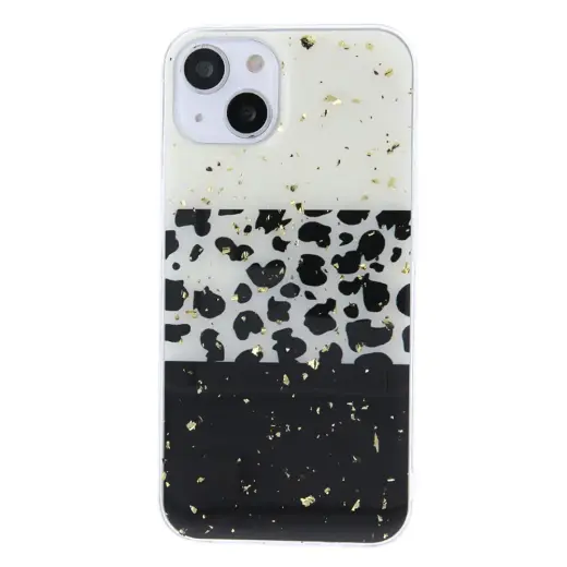 Fusion Gold Glam Leopard 2 silicone case for Samsung A135 Galaxy A13 4G