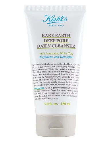 Kiehl's Rare Earth Deep Pore Daily Cleanser 150ml, Cleanser, Exfoliate