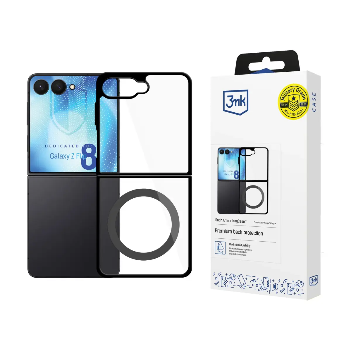 Samsung Galaxy Z Flip 8 - 3mk Satin Armor MagCase