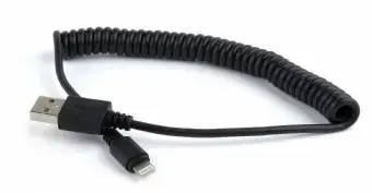 Gembird data transfer and charging cable | USB-A to Lightning | 1.5m | black
