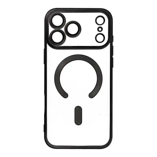 Electro Mag Cover phone case with MagSafe support for iPhone 17 Pro Max black