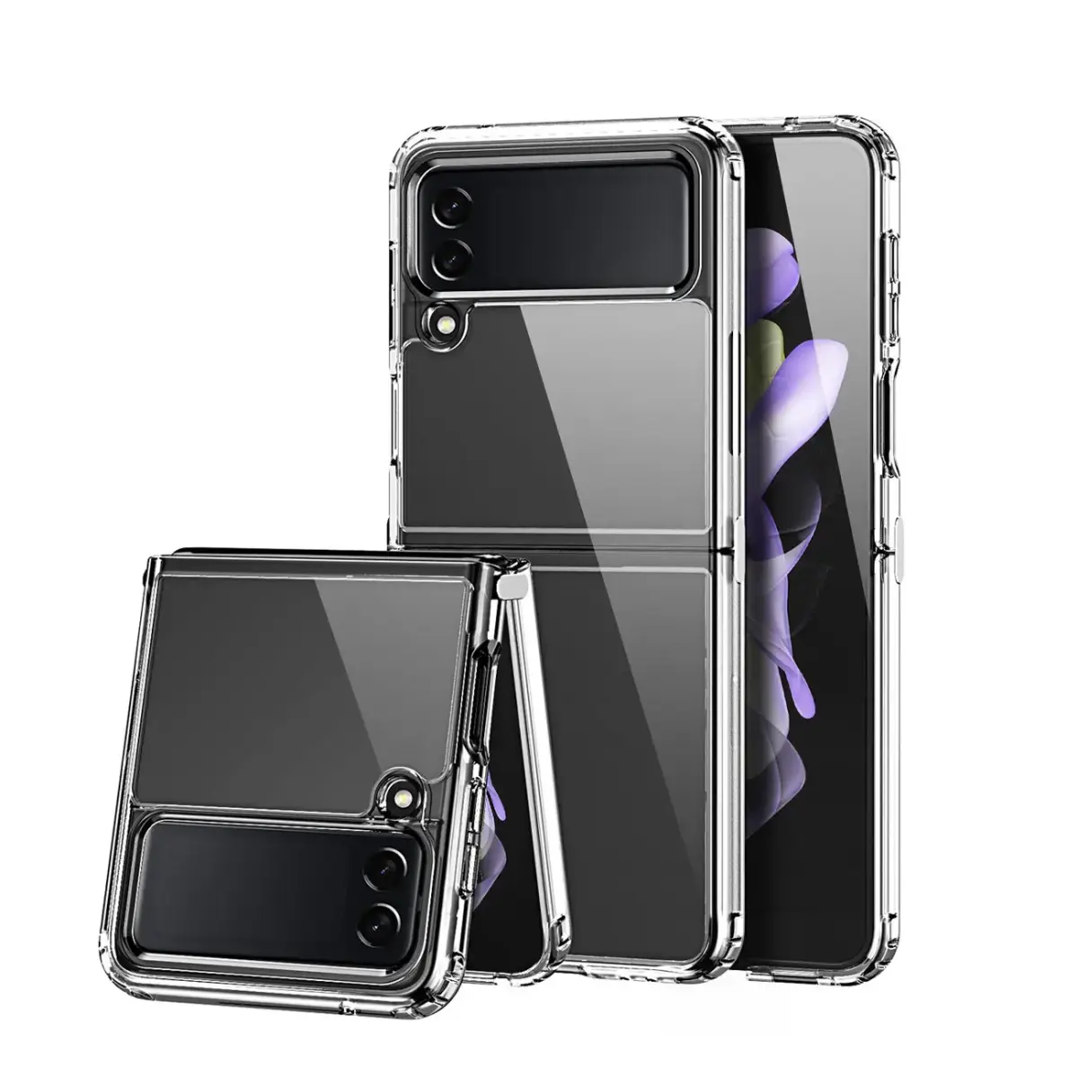 Dux Ducis Light Case Premium Quality and Protect Silicone Case For Samsung Galaxy Flip 4 Transparent