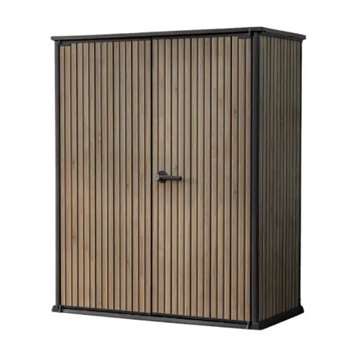Aiakuur Deco Vertical Shed sooja pruuni tooniga