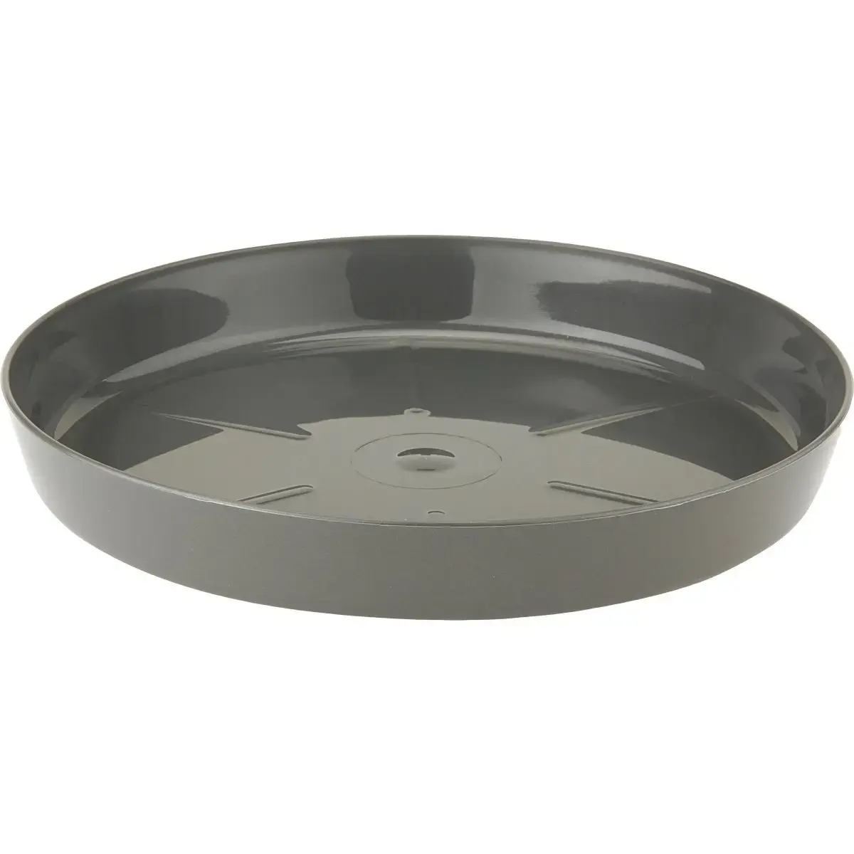 Paliktnis puķu podam 125mm, antracīts