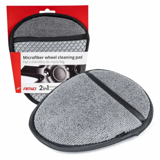 Microfiber wheel cleaning pad AMiO-03843