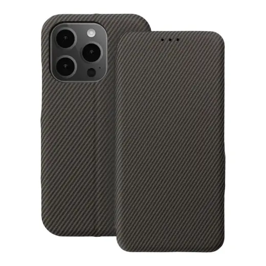 FOLIO Side Magnet raamatutüüpi telefoni ümbris iPhone 14 Pro pruun