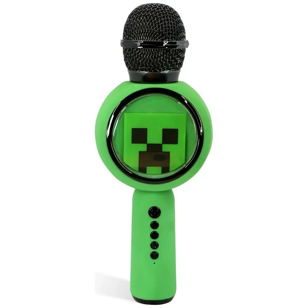 Karaoke Microphone LED with Wireless Speaker OTL Minecraft Creeper