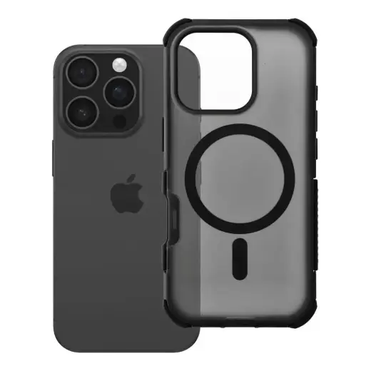 Forcell F-Protect BumperX Premium phone case with MagSafe support for iPhone 16 Pro black