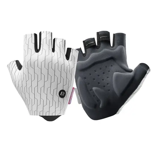 Rockbros MTB cycling gloves size: S - white and black