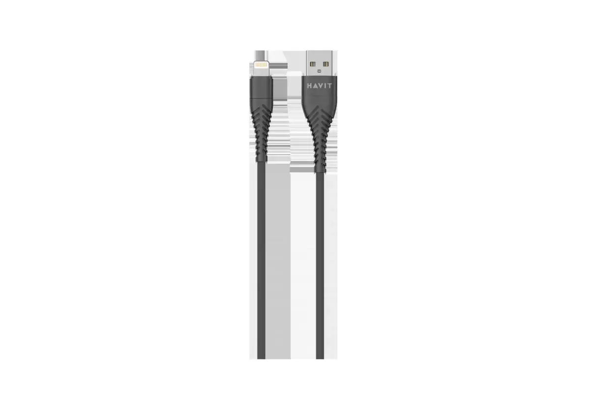 HAVIT cable  CB705 USB - LIGHTNING  1,0m 2,1A black