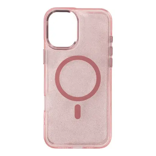 Glitter phone case with MagSafe support for Samsung Galaxy A16 5G (A166) pink