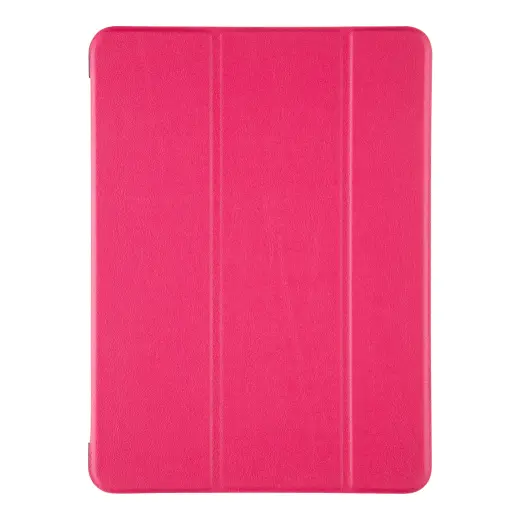 Tactical Book Tri Fold Case for iPad 10.2 2019|2020|2021 Pink