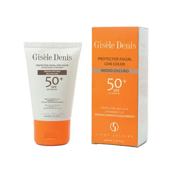 GISÈLE DENIS Gisèle Denis Color Facial Sunscreen SPF 50+ Medium/Dark 40ml