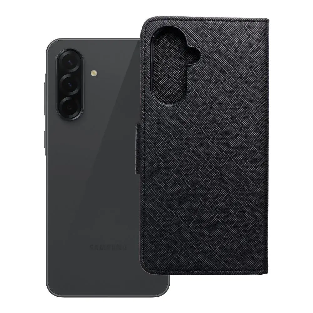 Fancy Book grāmatveida maciņš telefonam Samsung Galaxy A36 5G melns