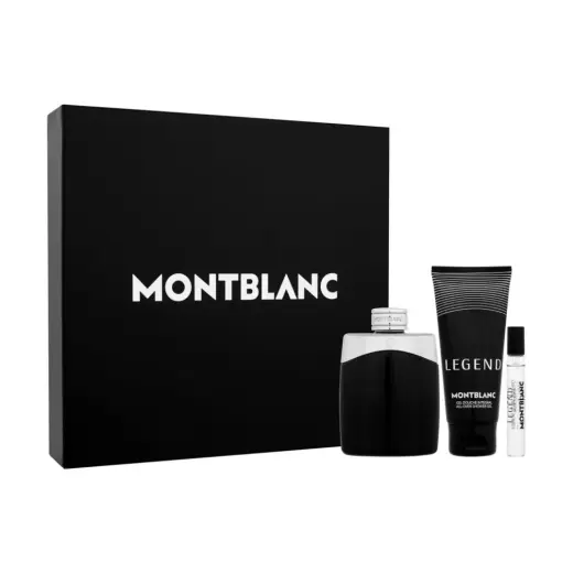 Mont Blanc Legend Gift Set 100ml EDT + 100ml Shower Gel + 7.5ml EDT