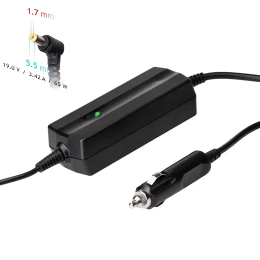 Car notebook power supply Akyga AK-ND-34 19V | 3.42A 65W 5.5 x 1.7 mm ACER 1.2m