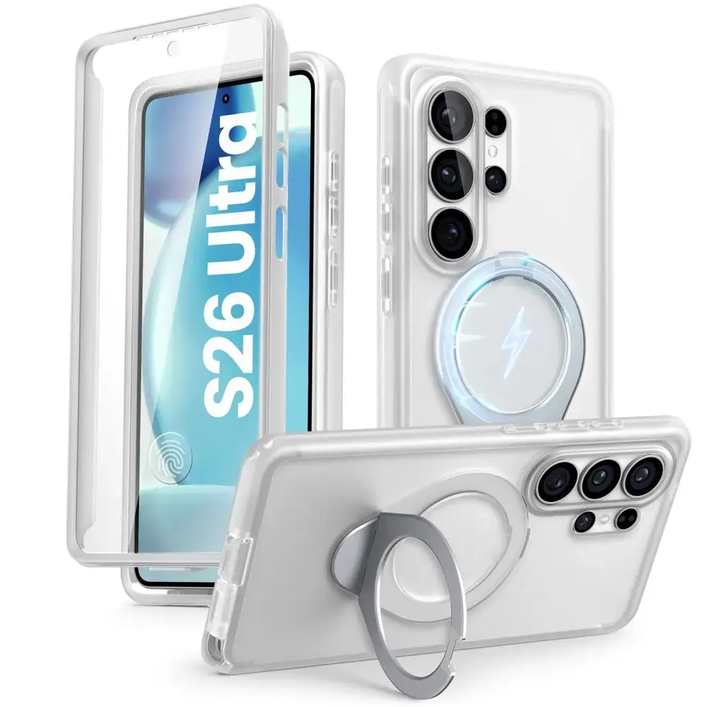 Supcase Cosmo Mag maciņš ar MagSafe atbalstu telefonam Samsung Galaxy S26 Ultra (S948) caurspīdīgs