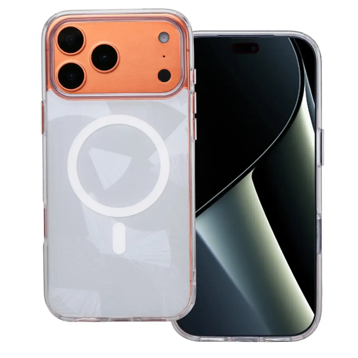 Flash Mag phone case with MagSafe support for iPhone 17 Pro Max gray