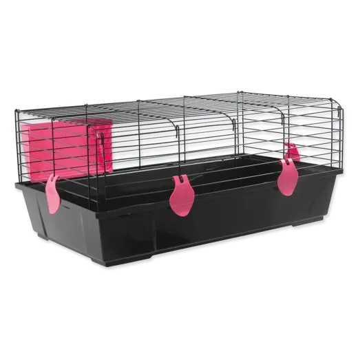 Cage : Placek Cage Matej black, accessories red, 80*46*35cm