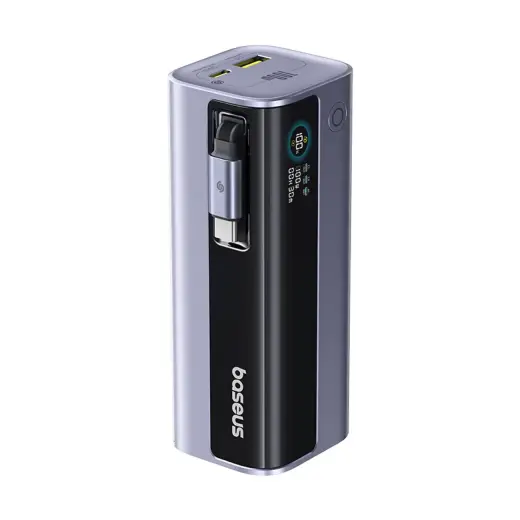 Baseus EnerGeek GR11 išorinė baterija (powerbank) | 10 000 mAh | 100W | USB-C | pilkas