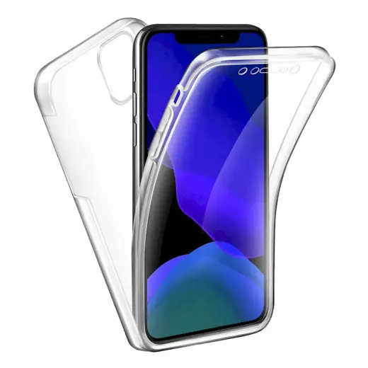 Fusion 360 defense protect silicone case for Apple iPhone 12 | 12 Pro transparent