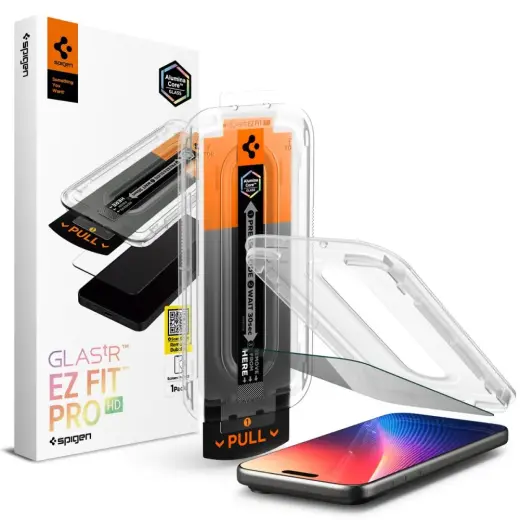 Spigen Glas.TR EZ Fit Pro Privacy Glass for iPhone 16 Pro Max | 17 Pro Max