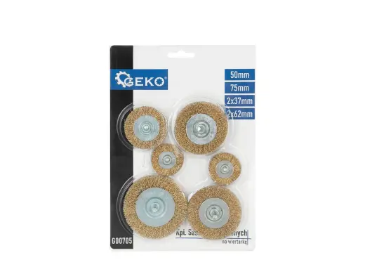 Puuri harjakomplekt, 6 tk (2x37mm, 50mm, 2x62mm, 75mm)