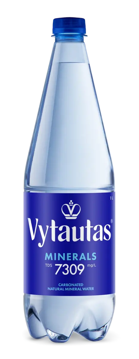 Naturāls minerālūdens VYTAUTAS, viegli gāzēts, 1l (DEP)