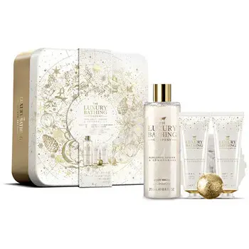 Body Care Set in a Tin (Bergamot, Ginger & Lemongrass) - Gift body care set in a tin.