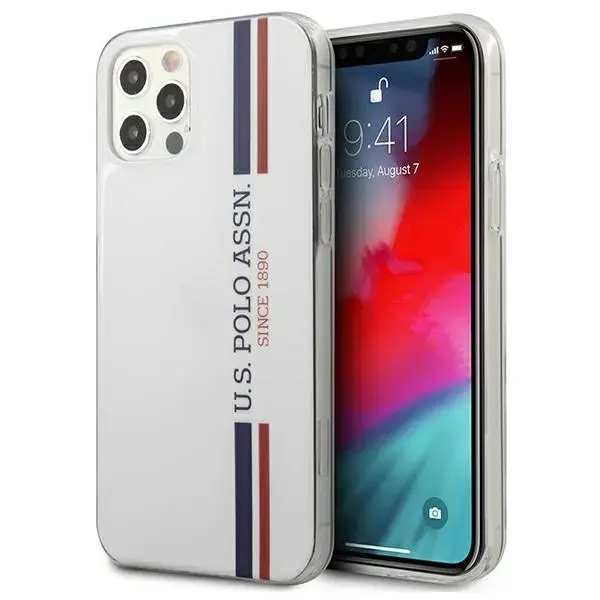 US Polo USHCP12LPCUSSWH iPhone 12 Pro Max 6,7" biały|white Tricolor Collection