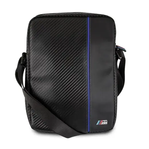 Torba BMW BMTB8CAPNBK Planšetdators 8" melns | melns Carbon | Blue Stripe