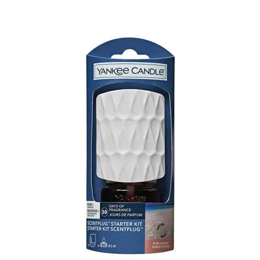 Yankee Candle ScentPlug Starter Kit Pink Sands - a Basic Unit for a Scented Electrical Outlet