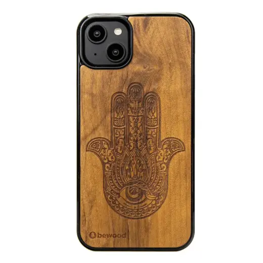 Bewood case for iPhone 15 Plus 6,7" Hamsa Imbuia