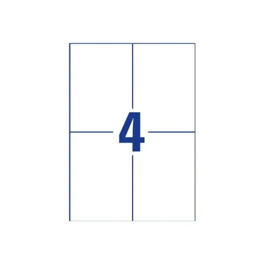 Avery Zweckform, Avery Labels 105 x 148mm, A4 (3483)