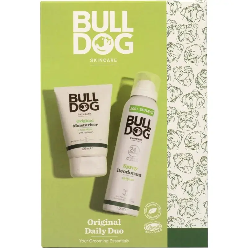Bulldog Original Duo Gift Pack for Body and Face for Men 2 Pcs