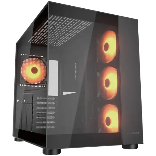 COUGAR FV150 RGB PC Case, Mid Tower, Black