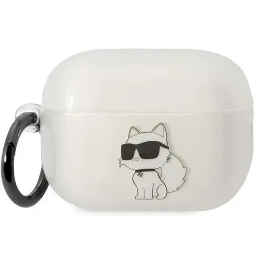 Karl Lagerfeld KLAP2HNCHTCT Airpods Pro 2 (2022|2023) cover transparent Ikonik Choupette