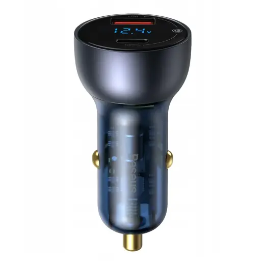 Baseus Particular autolaadija | 65W | QC, PPS | USB-A, USB-C | Digitaalne ekraan | hall