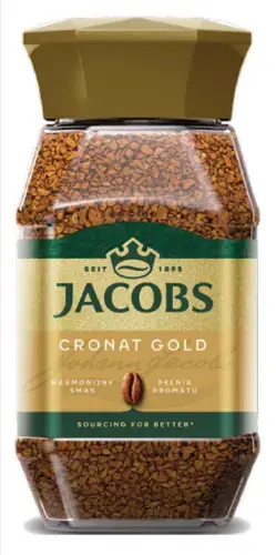 Šķīstošā kafija JACOBS CRONAT GOLD, 100 g