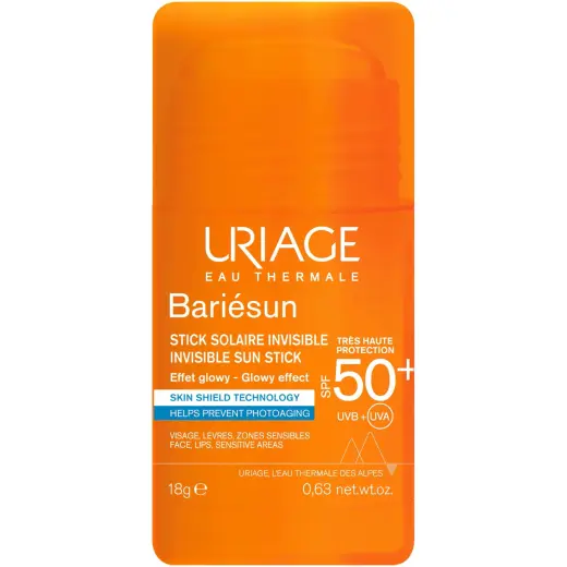 Uriage, Bariesun Invisible, Sunscreen Stick, SPF50+, 18 g